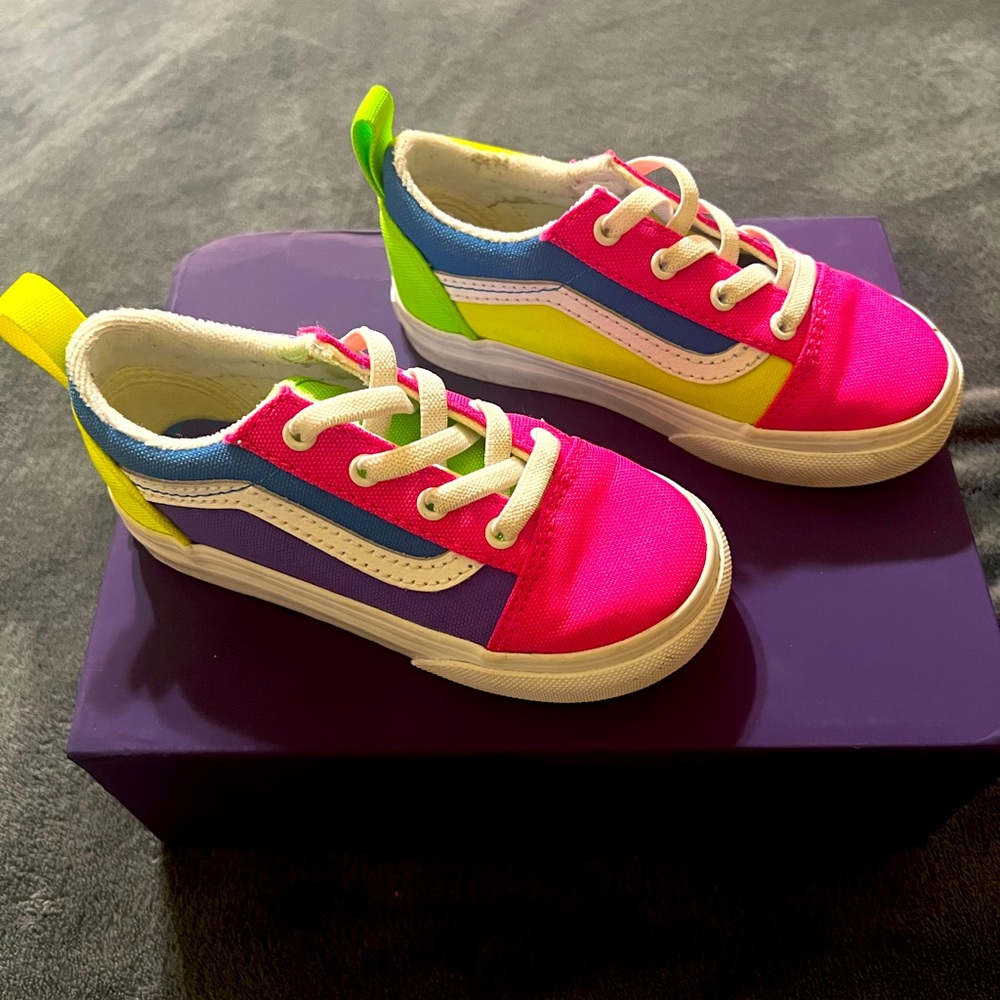 Vans Toddler Girls Multi Color Shoe